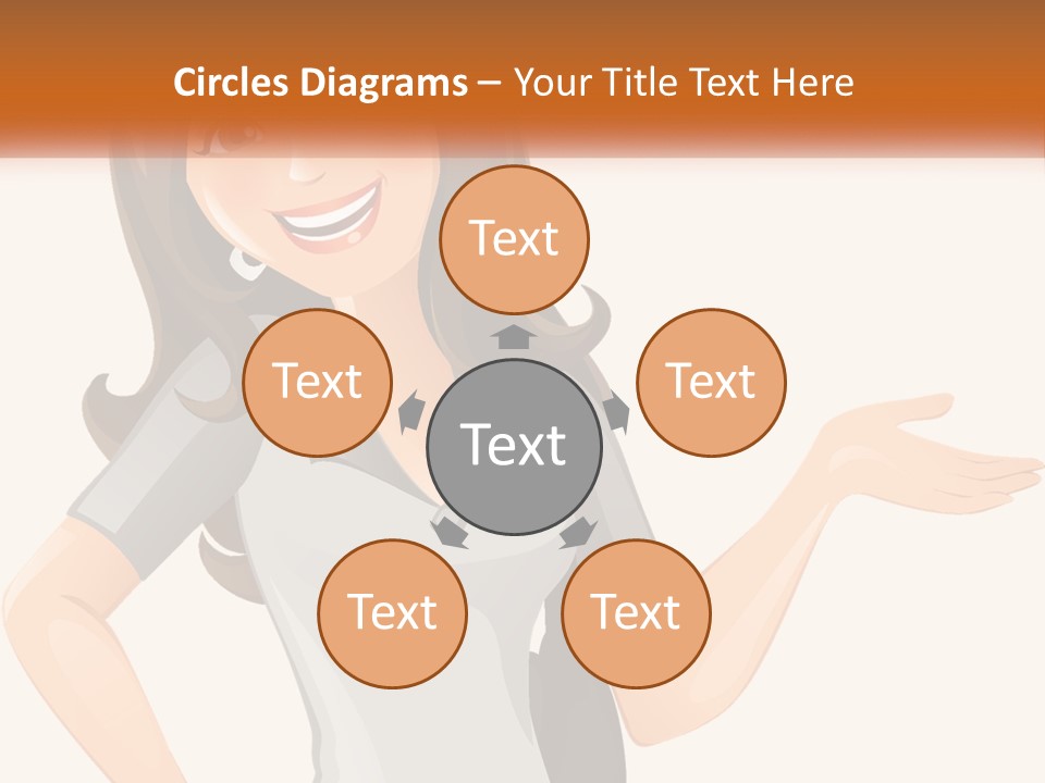 Man Property Cloud PowerPoint Template