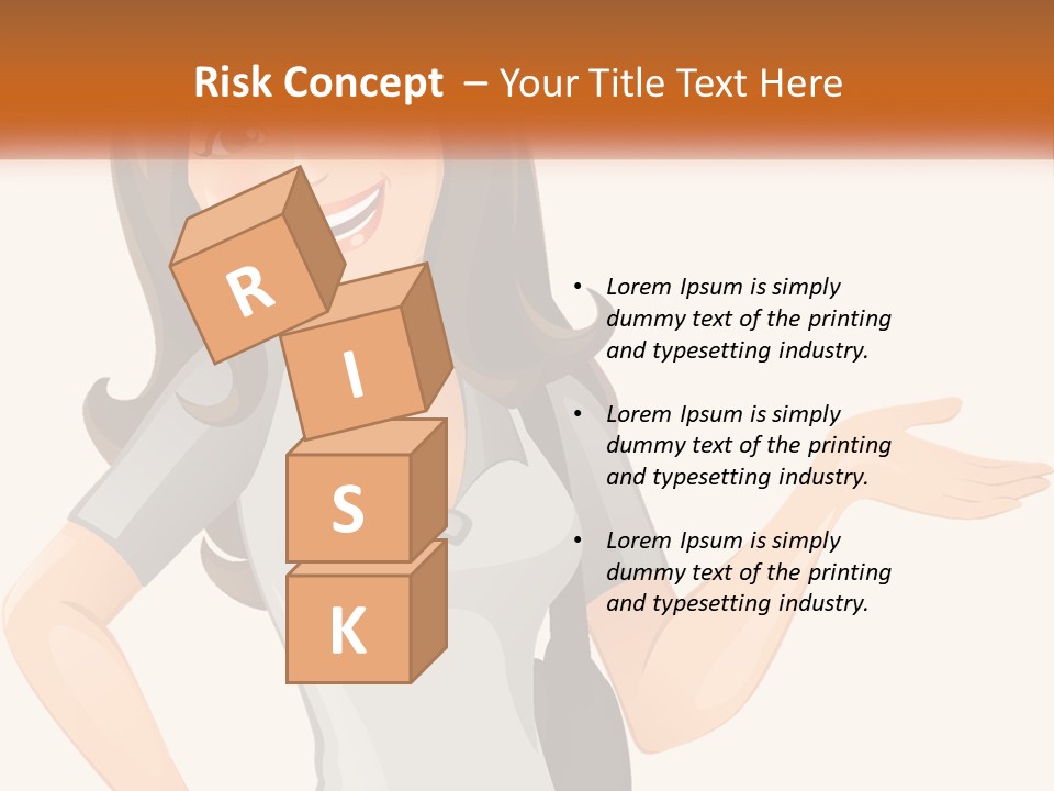 Man Property Cloud PowerPoint Template