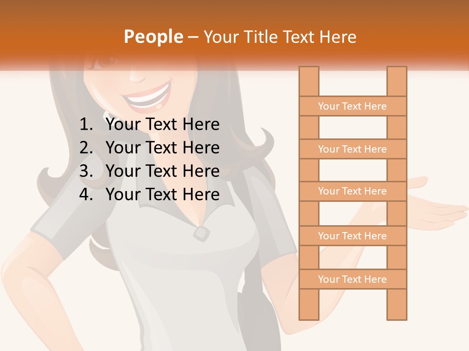 Man Property Cloud PowerPoint Template