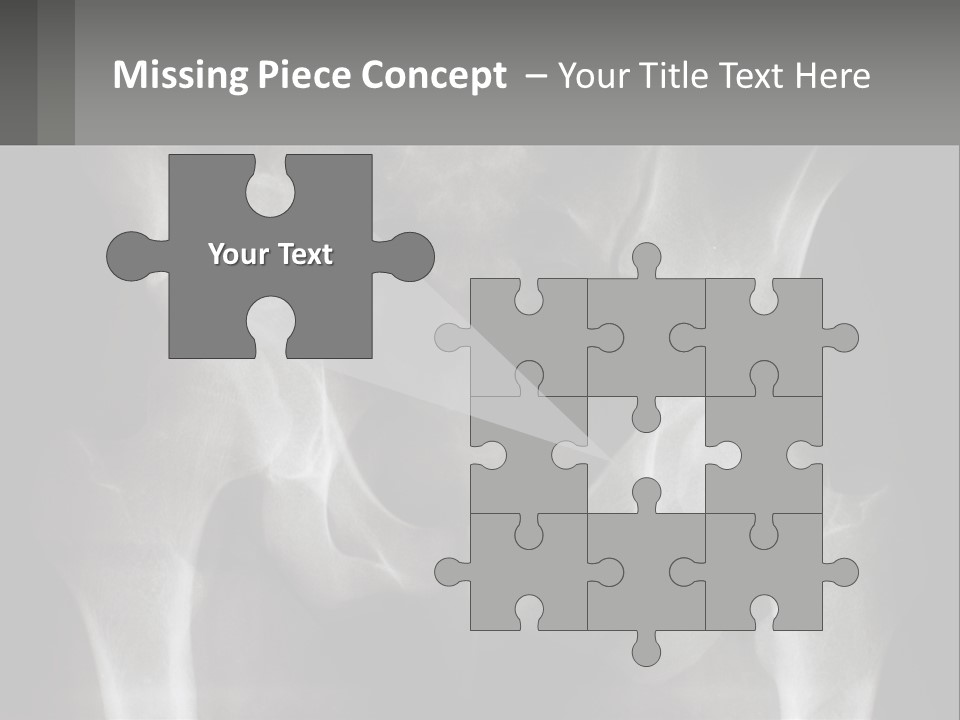 Home Made Human Hand PowerPoint Template