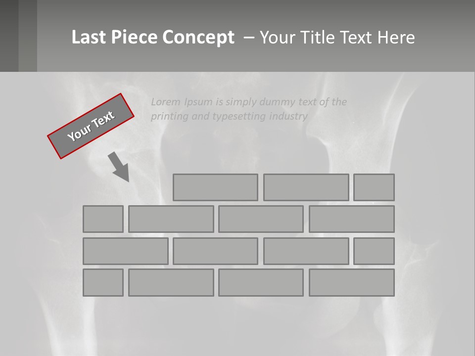 Home Made Human Hand PowerPoint Template