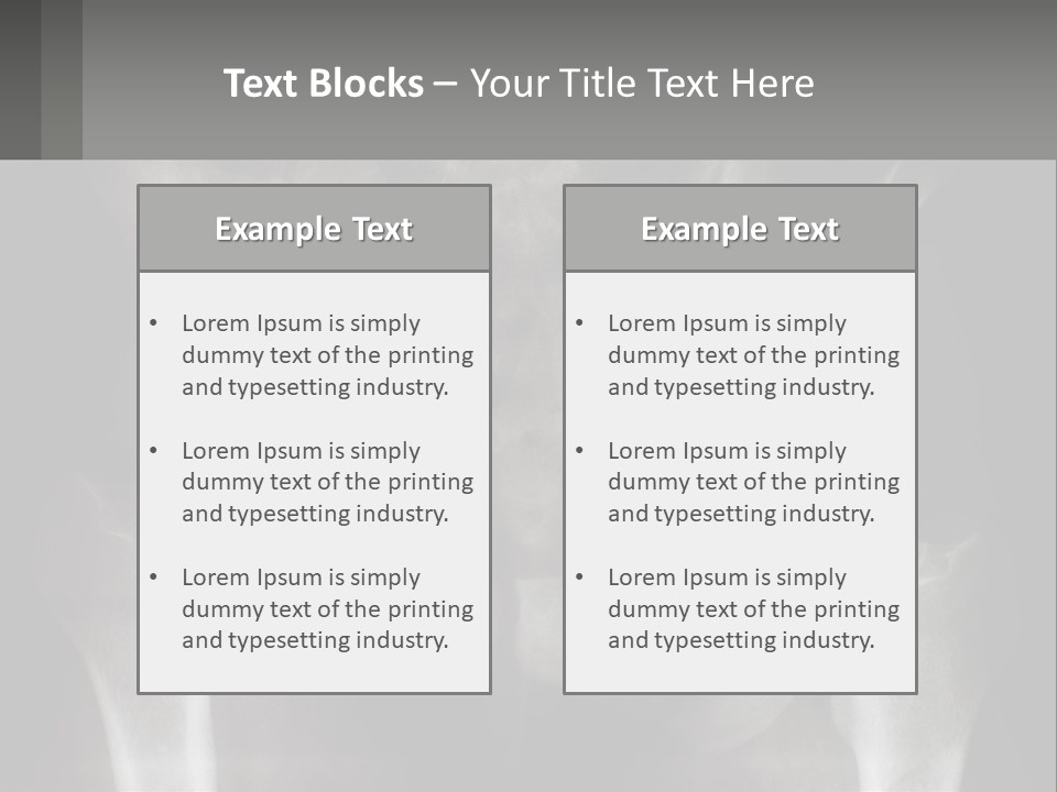 Home Made Human Hand PowerPoint Template
