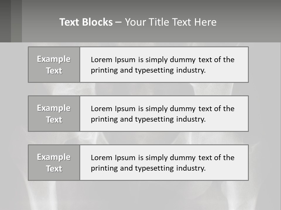 Home Made Human Hand PowerPoint Template