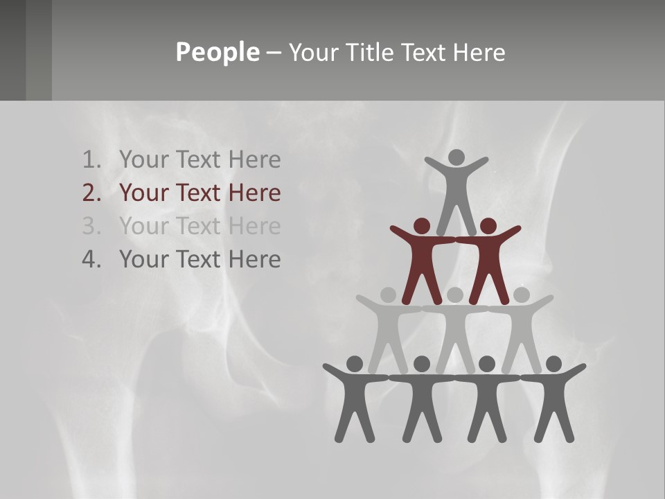 Home Made Human Hand PowerPoint Template