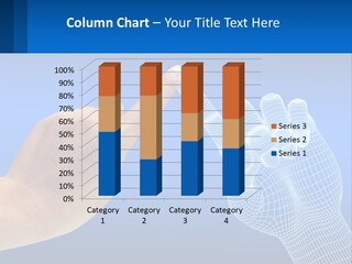 Background Blue Sky Garden PowerPoint Template