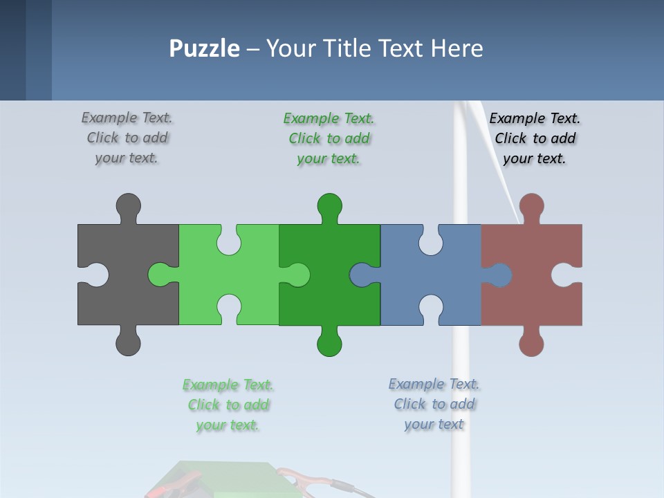 Business Leaf Man PowerPoint Template