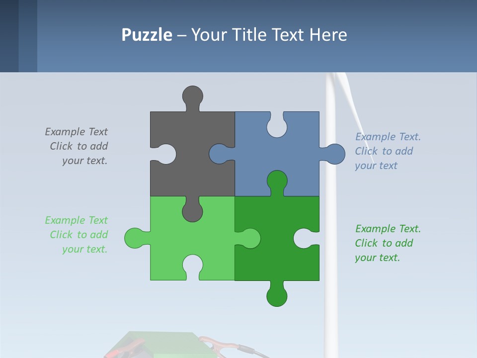 Business Leaf Man PowerPoint Template