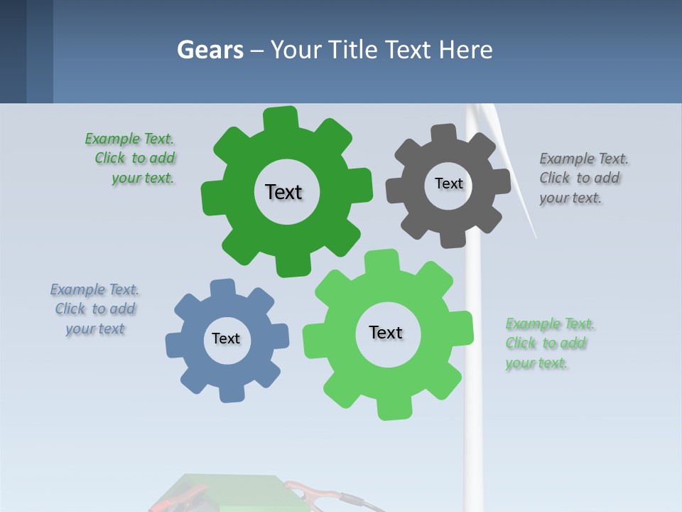 Business Leaf Man PowerPoint Template