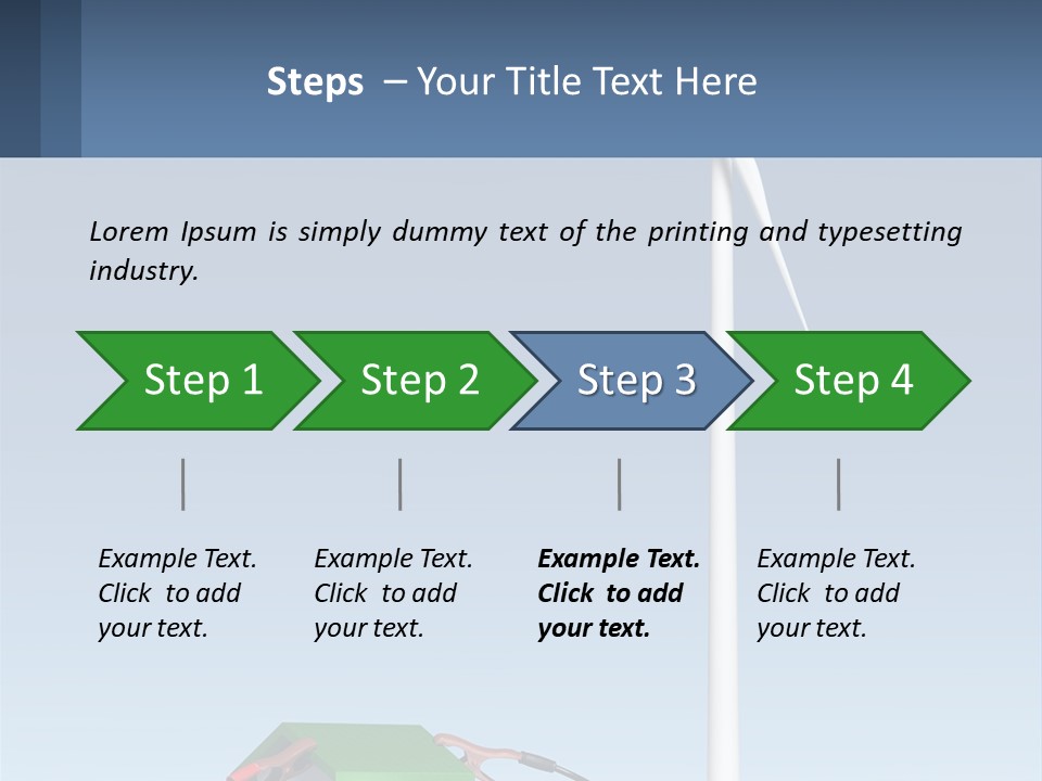 Business Leaf Man PowerPoint Template