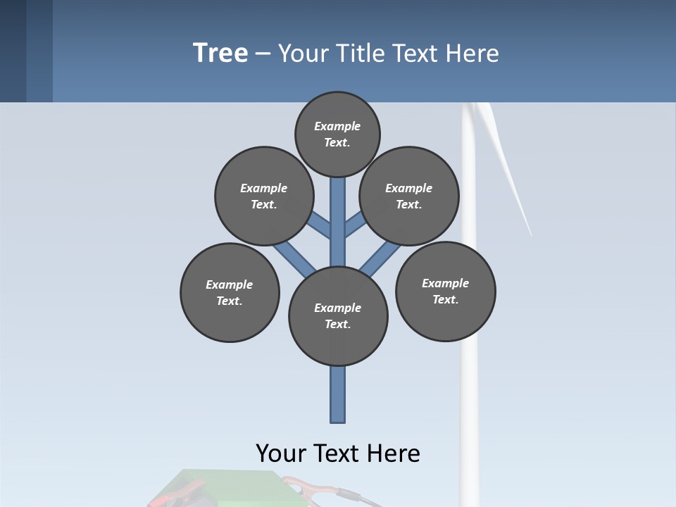 Business Leaf Man PowerPoint Template