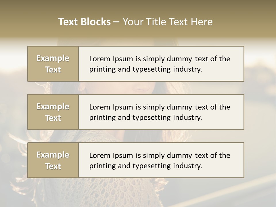 Rent Hand Structure PowerPoint Template