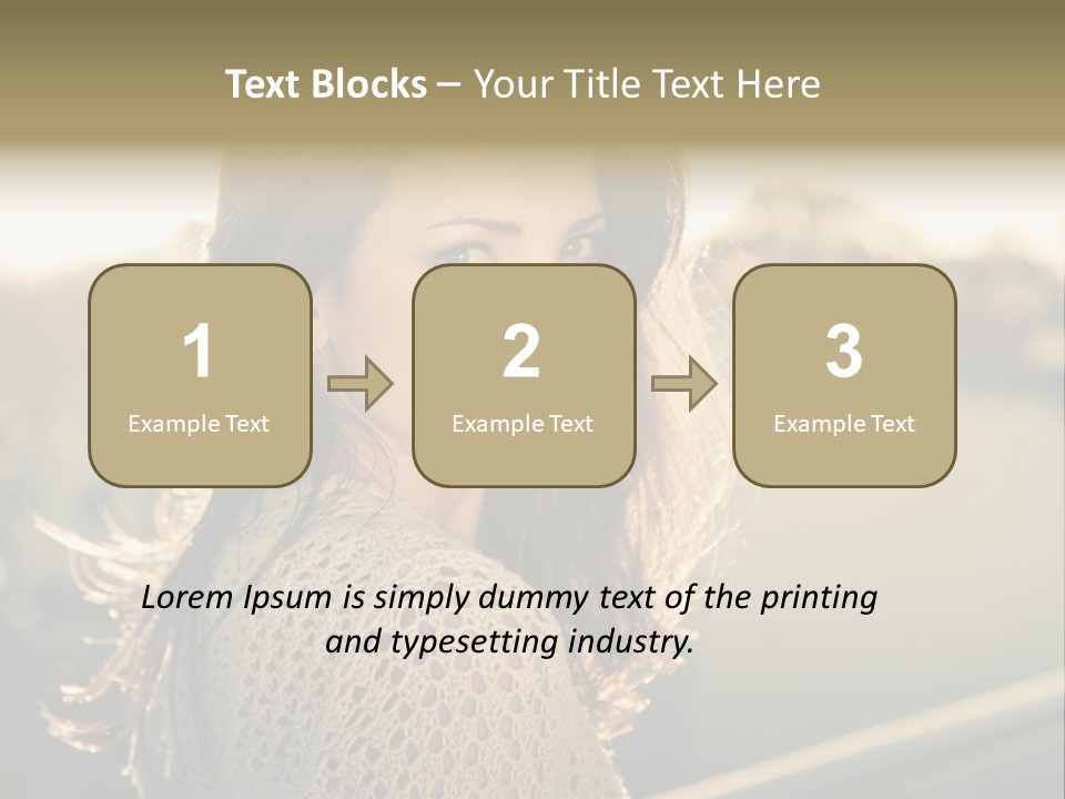 Rent Hand Structure PowerPoint Template