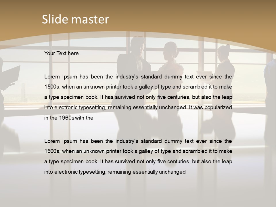 Structure Background Lawn PowerPoint Template