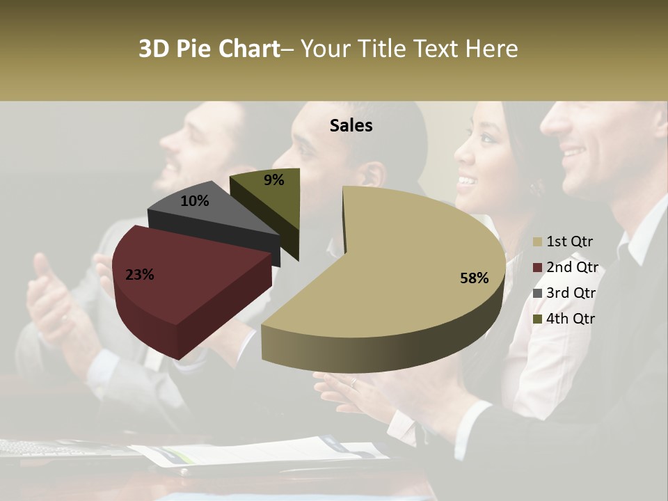 Leaf Business Sale PowerPoint Template