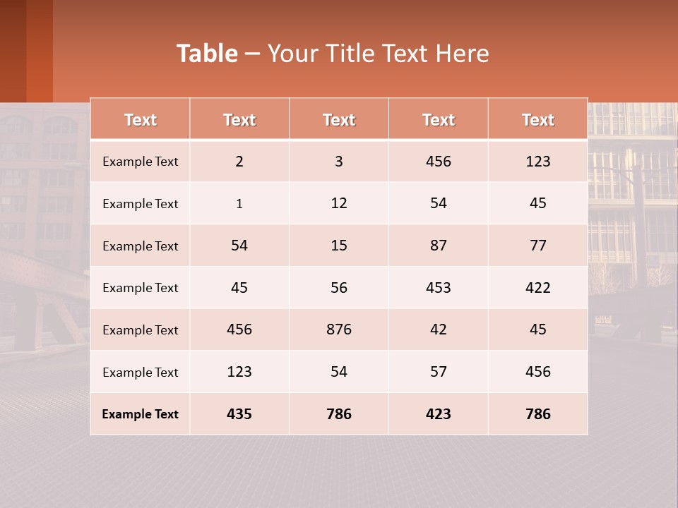 House Architecture Rent PowerPoint Template