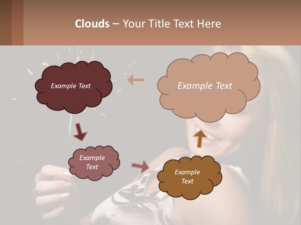 Cloud Residential Sale PowerPoint Template