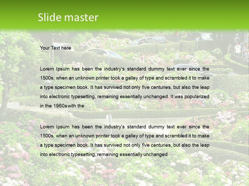 Park Estate Lawn PowerPoint Template