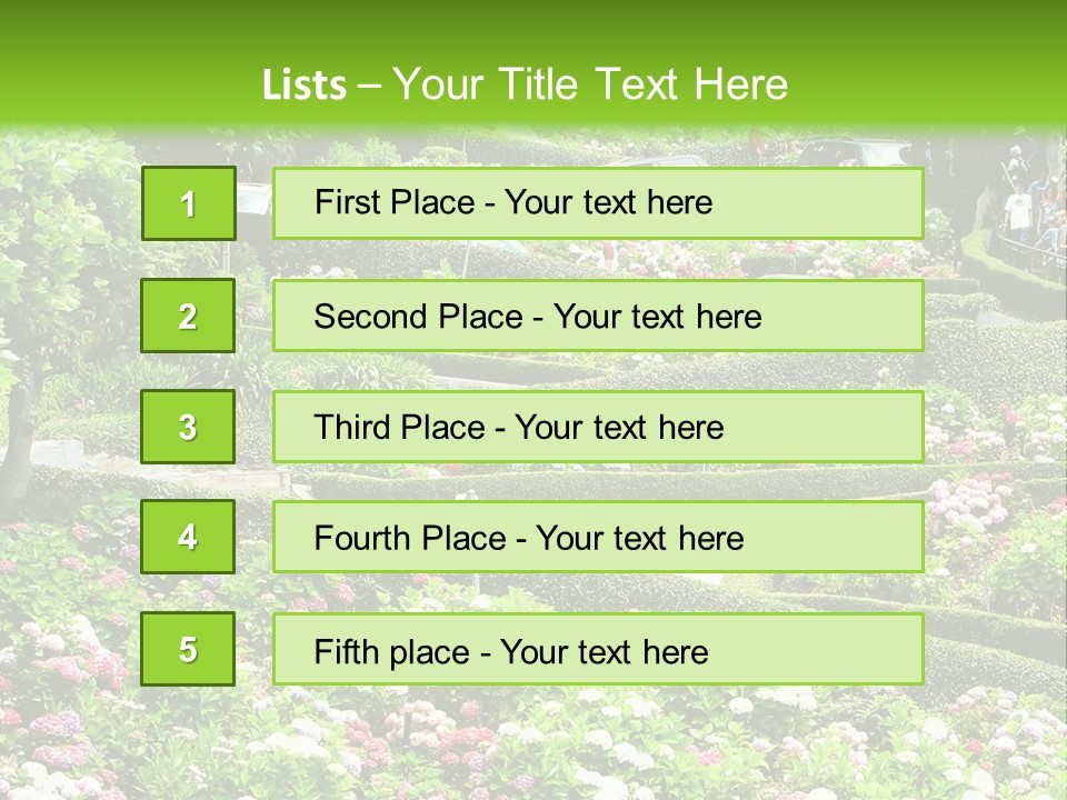 Park Estate Lawn PowerPoint Template
