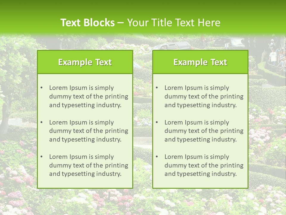 Park Estate Lawn PowerPoint Template