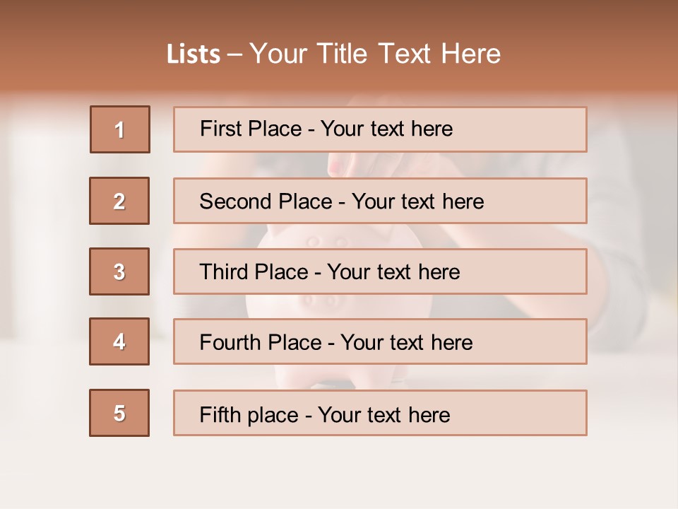 Holding Dream Sale PowerPoint Template