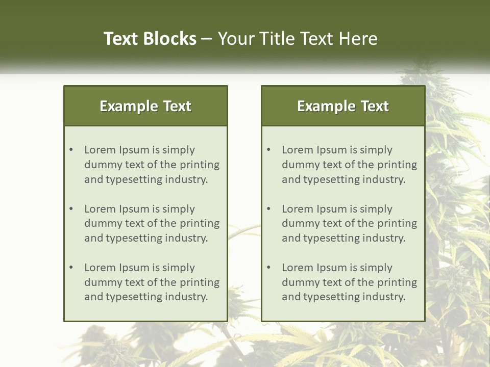 Leaf House Buy PowerPoint Template