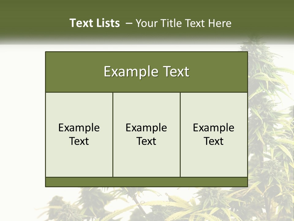 Leaf House Buy PowerPoint Template