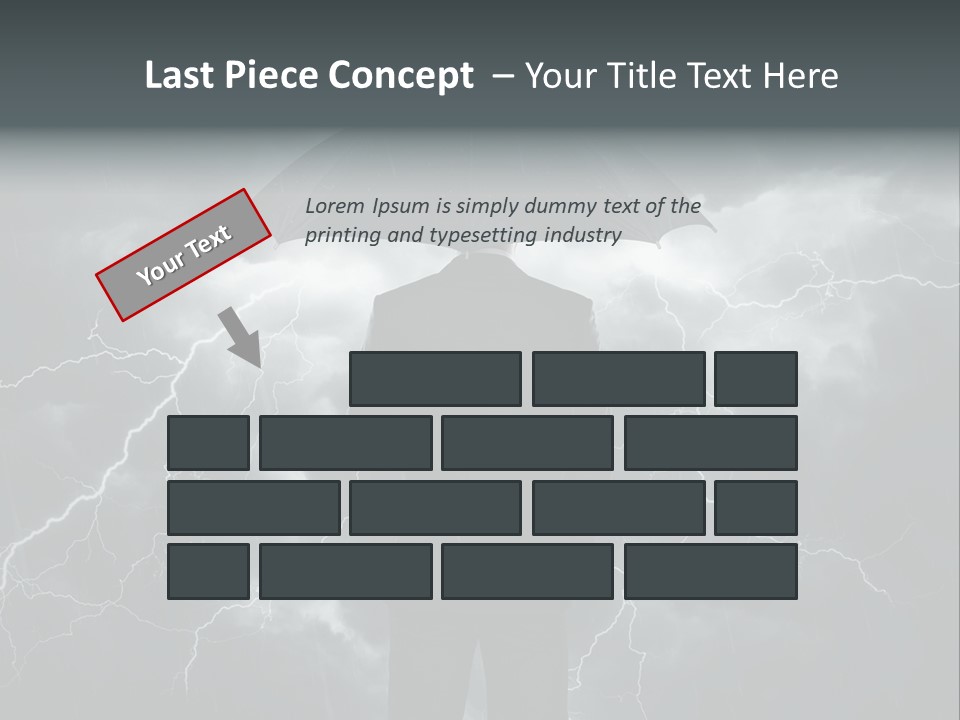 Conceptual Human Hand Ownership PowerPoint Template