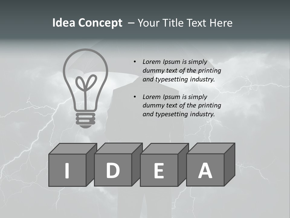 Conceptual Human Hand Ownership PowerPoint Template