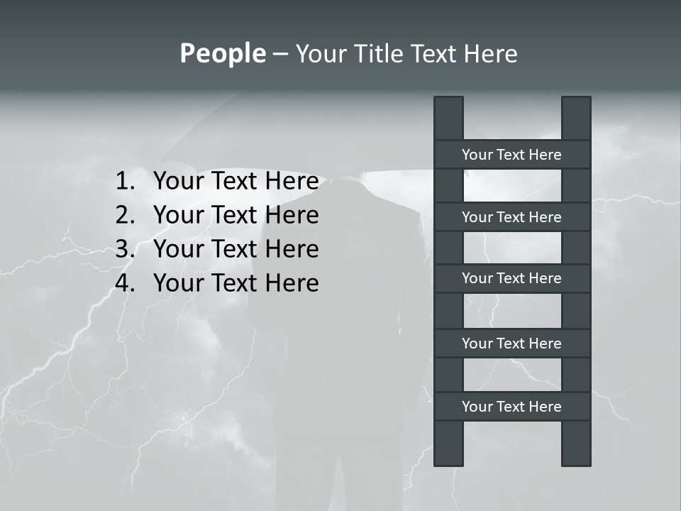 Conceptual Human Hand Ownership PowerPoint Template