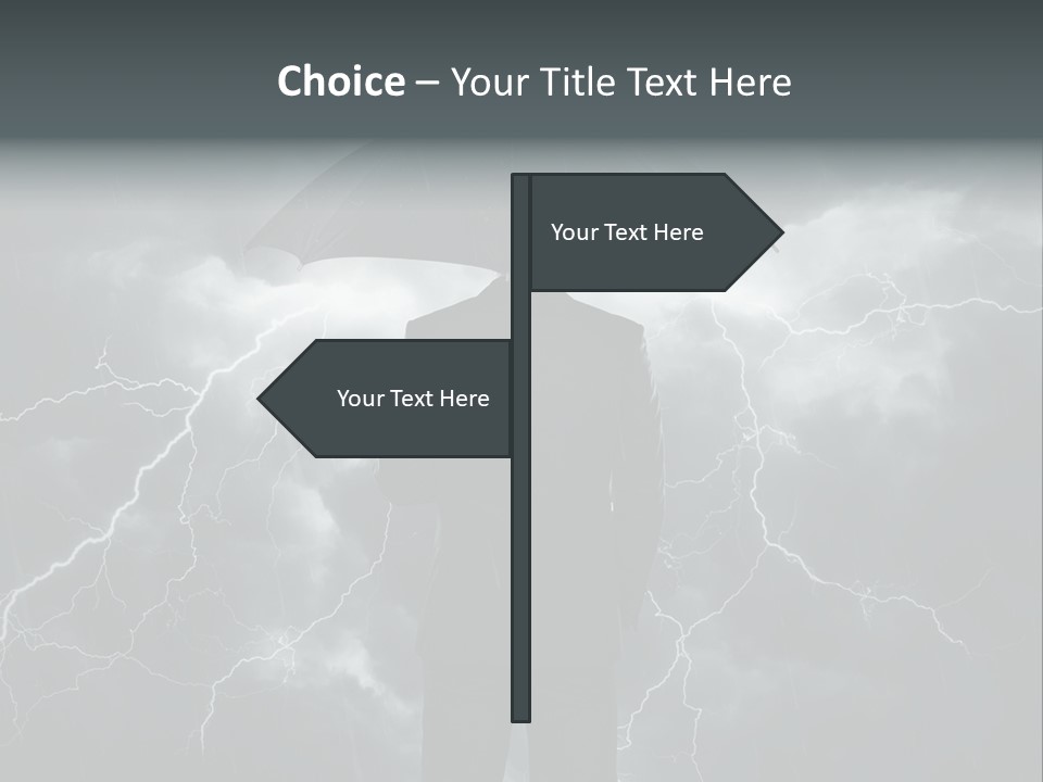 Conceptual Human Hand Ownership PowerPoint Template