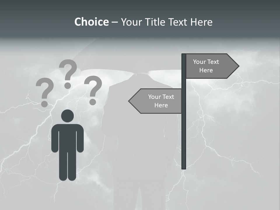 Conceptual Human Hand Ownership PowerPoint Template