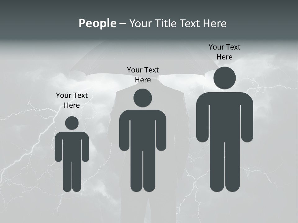 Conceptual Human Hand Ownership PowerPoint Template