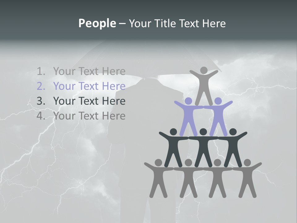 Conceptual Human Hand Ownership PowerPoint Template