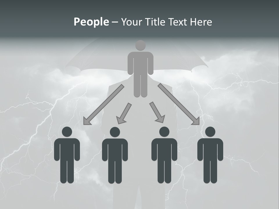 Conceptual Human Hand Ownership PowerPoint Template