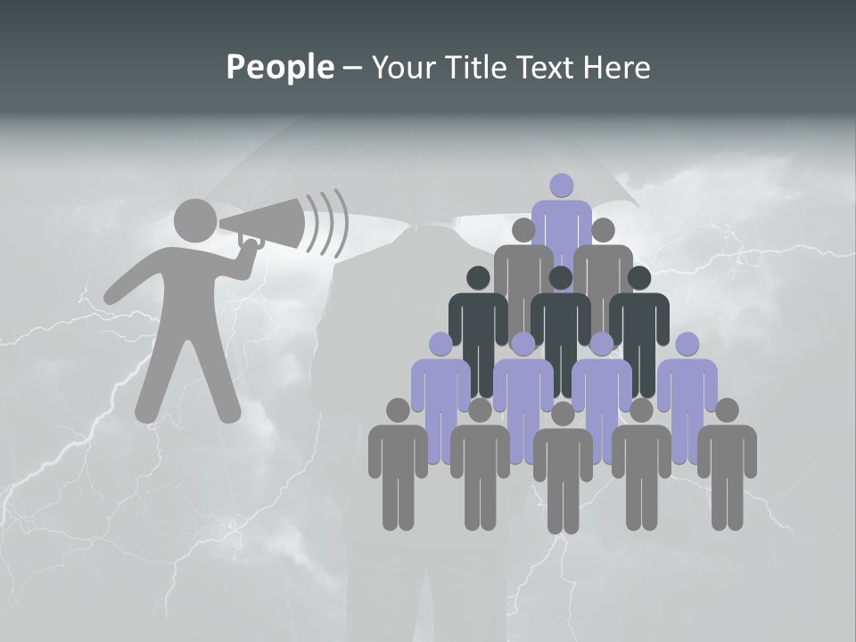 Conceptual Human Hand Ownership PowerPoint Template