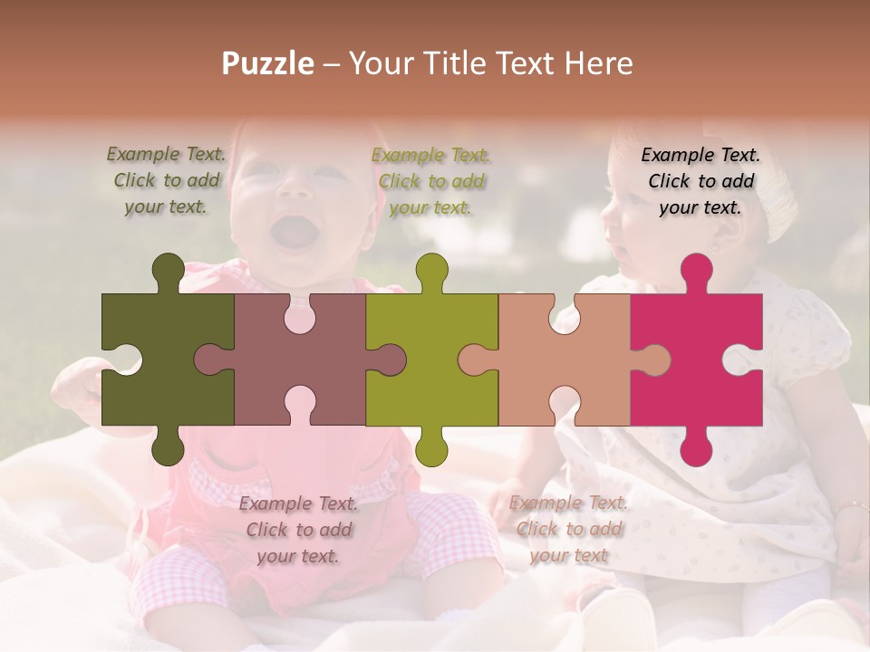 Nature Grass Blue Sky PowerPoint Template