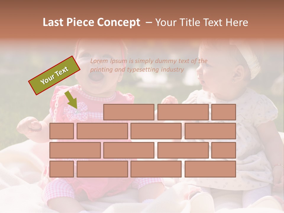 Nature Grass Blue Sky PowerPoint Template