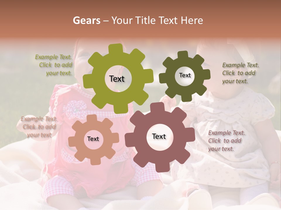 Nature Grass Blue Sky PowerPoint Template