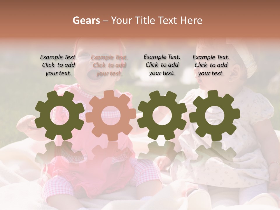 Nature Grass Blue Sky PowerPoint Template