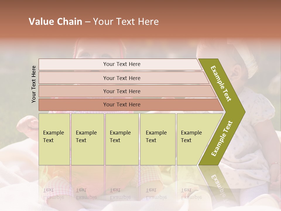 Nature Grass Blue Sky PowerPoint Template