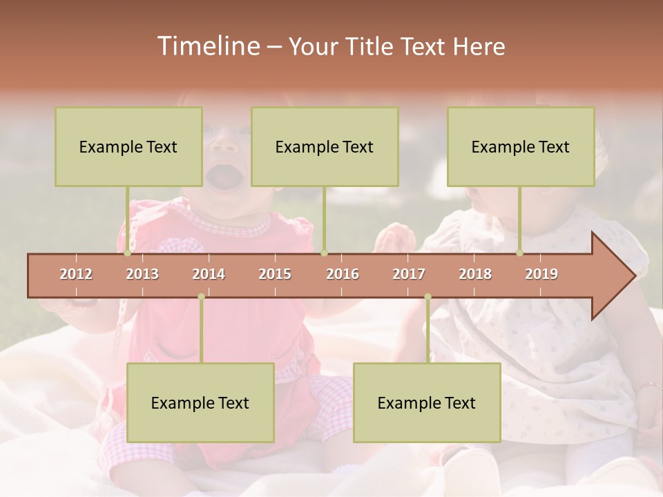 Nature Grass Blue Sky PowerPoint Template