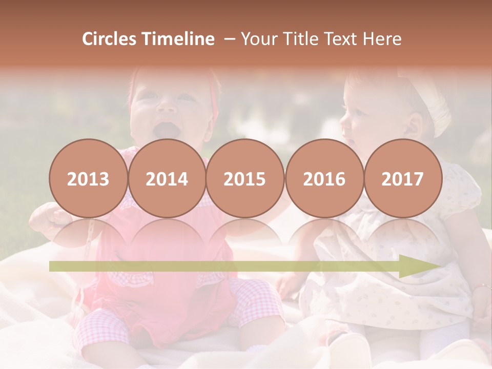 Nature Grass Blue Sky PowerPoint Template