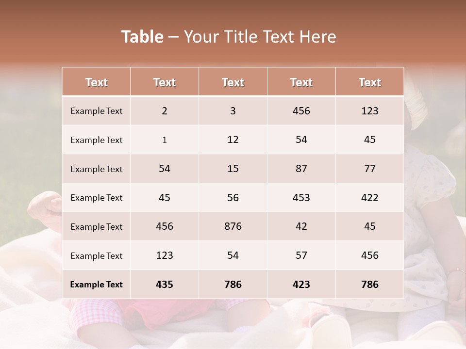 Nature Grass Blue Sky PowerPoint Template