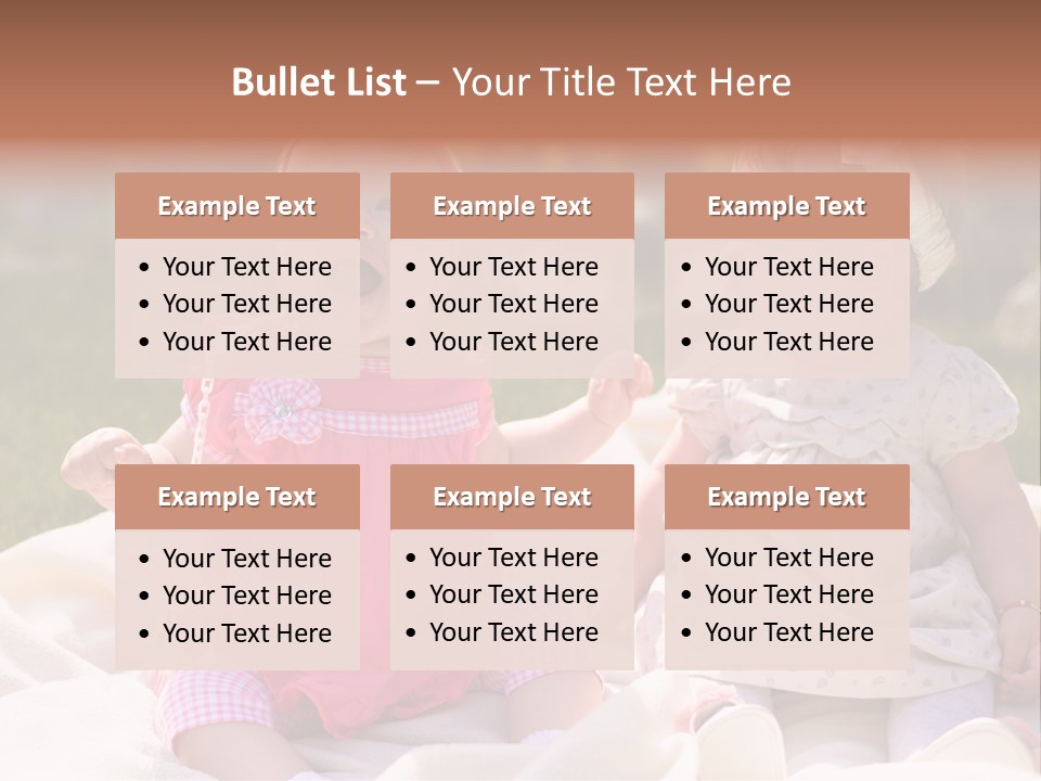 Nature Grass Blue Sky PowerPoint Template