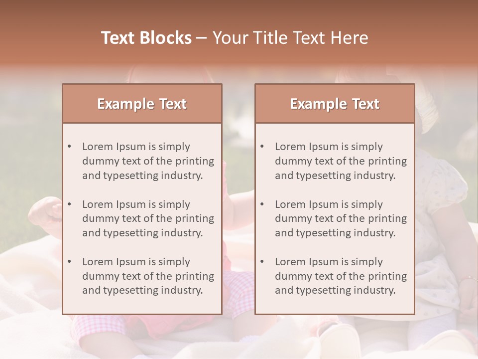 Nature Grass Blue Sky PowerPoint Template