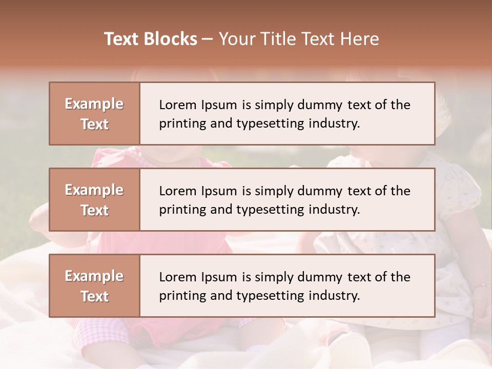 Nature Grass Blue Sky PowerPoint Template