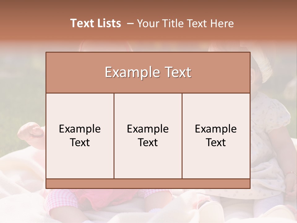 Nature Grass Blue Sky PowerPoint Template