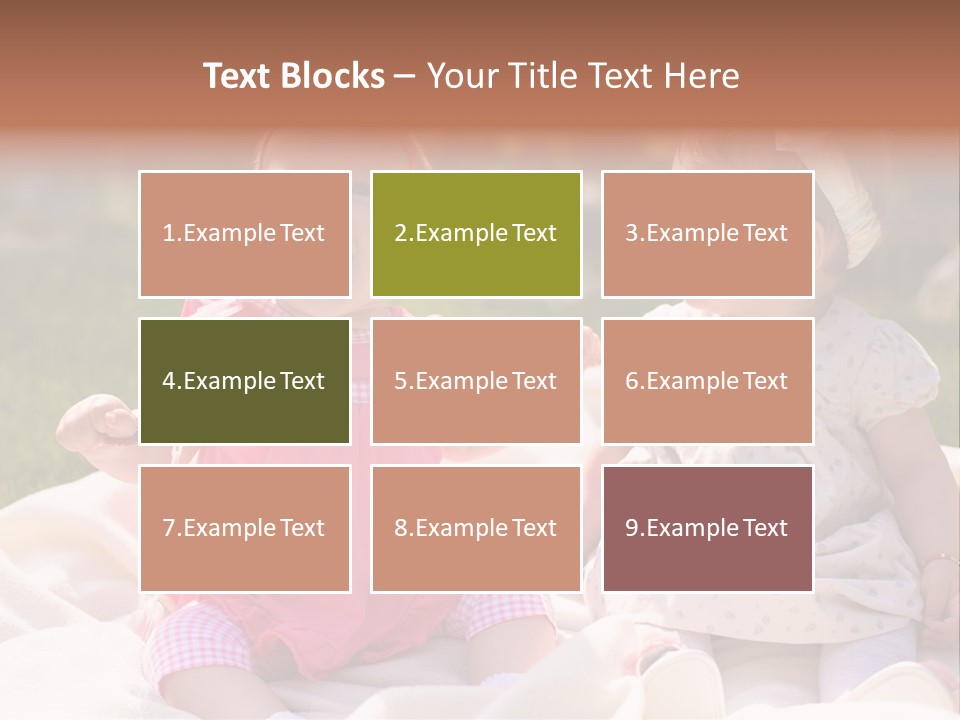 Nature Grass Blue Sky PowerPoint Template