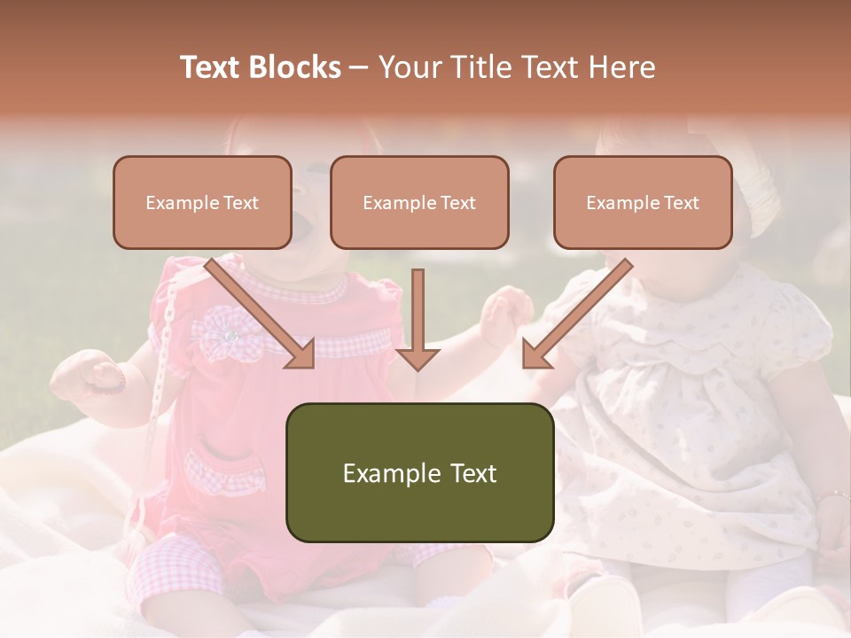 Nature Grass Blue Sky PowerPoint Template