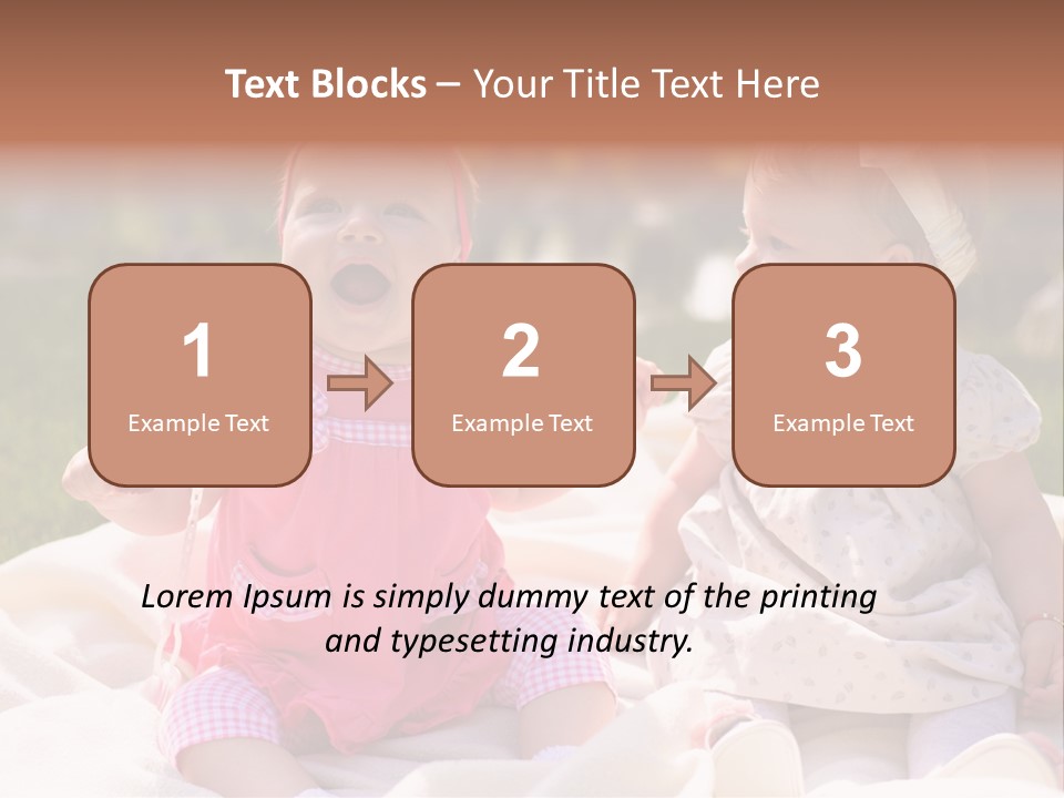 Nature Grass Blue Sky PowerPoint Template